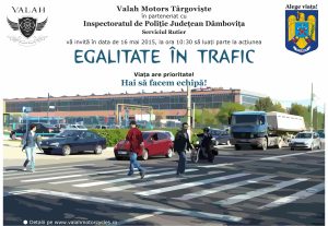 Campania moto “Egalitate in trafic” - 2015